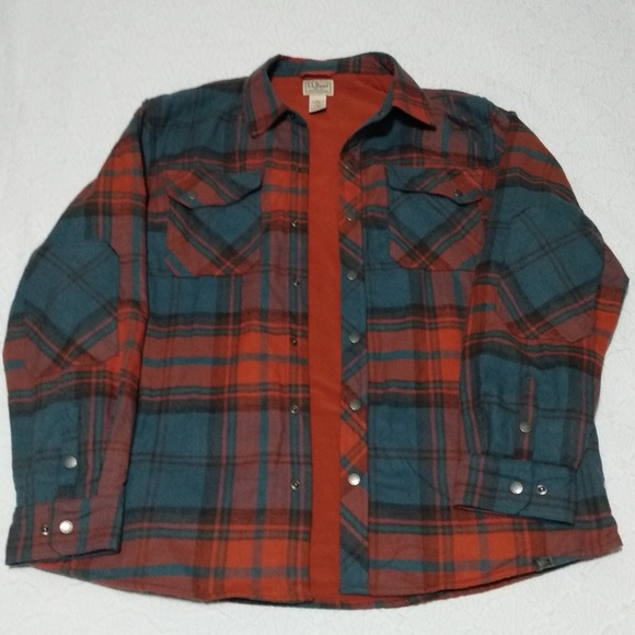 LL Bean Flannel Men’s - Picture 1 of 4